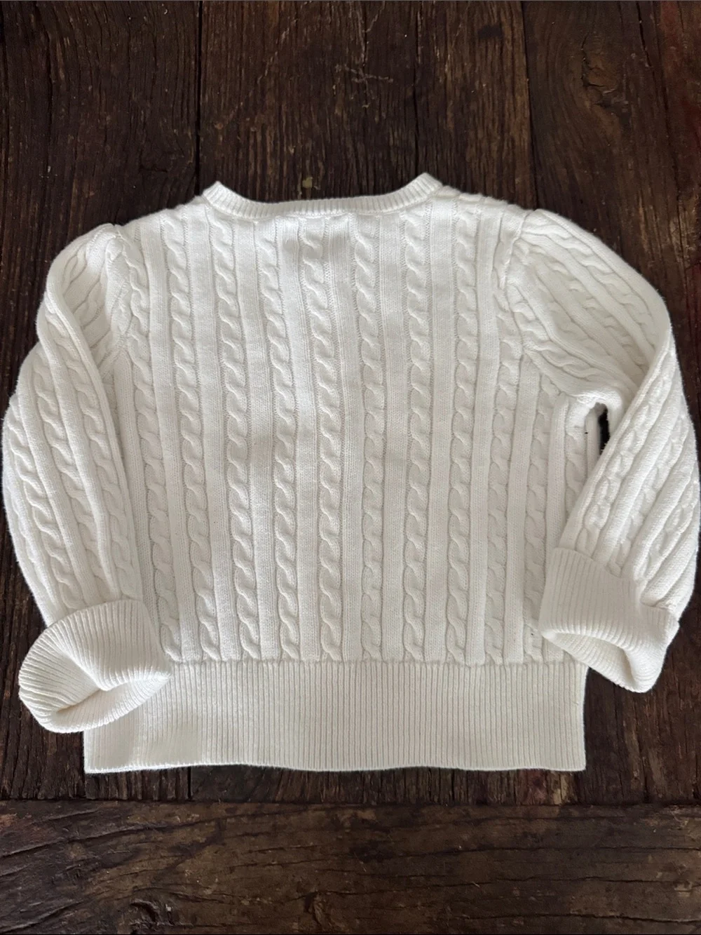 Baby Girls Cable-Knit Cotton Cardigan